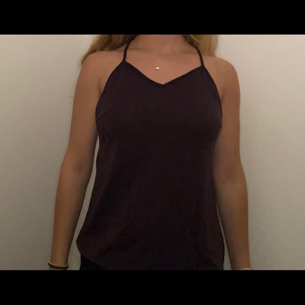 plum workout tank